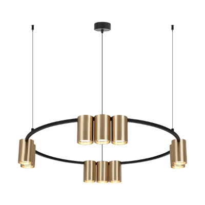 Visilica GENESIS bijela zlatna 10xGU10