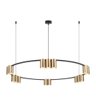 Visilica GENESIS zlatna okrugla 15xGU10 - slika 1