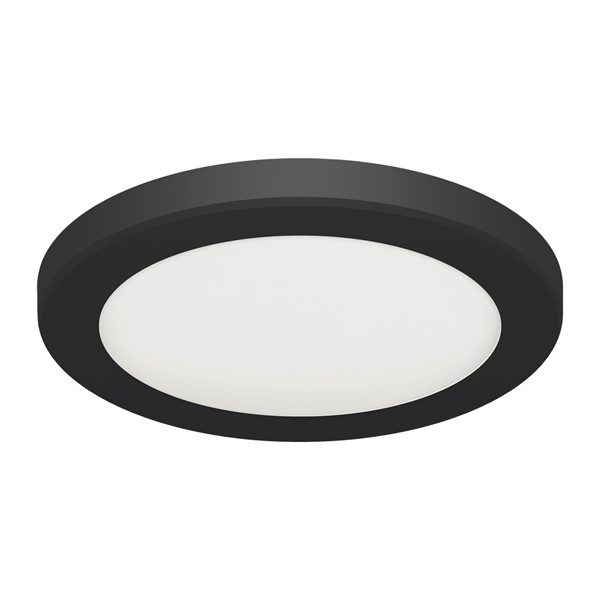 LED plafonjera crna CCT 24W