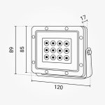 LED reflektor bijeli LUMILEDS čip 10W 5y - slika 3