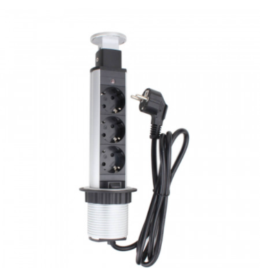 Izvlačna utičnica POP7 3G 3x2