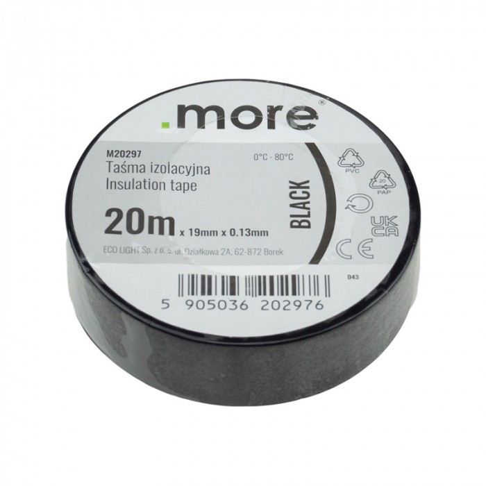 Izolir traka 20m CRNA 19mm