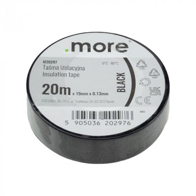 Izolir traka 20m CRNA 19mm