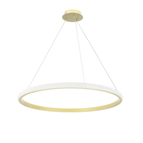 LED VISILICA 30W zlatna CCT DIMM + DALJINSKI