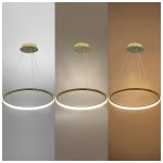 LED VISILICA 30W zlatna CCT DIMM + DALJINSKI - slika 3