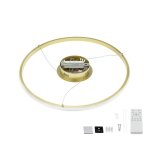 LED VISILICA 30W zlatna CCT DIMM + DALJINSKI - slika 2