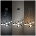 LED VISILICA 78W crna CCT DIMM + DALJINSKI - slika 3