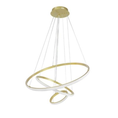 LED VISILICA 78W zlatna CCT DIMM + DALJINSKI