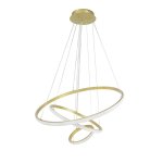 LED VISILICA 78W zlatna CCT DIMM + DALJINSKI - slika 1