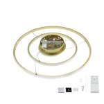 LED VISILICA 78W zlatna CCT DIMM + DALJINSKI - slika 2