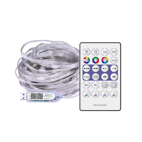 RGB LED lampice 5V 5W IP20 100LED 10m