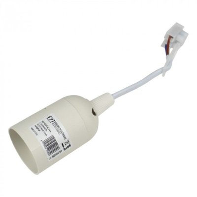 PLASTIČNO GRLO E27 bijelo