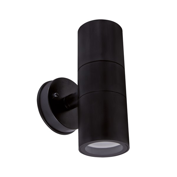 ZIDNA svjetiljka CRNA 2*GU10 GORDON