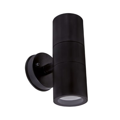 ZIDNA svjetiljka CRNA 2*GU10 GORDON