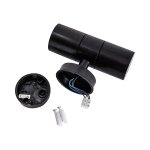 ZIDNA svjetiljka CRNA 2*GU10 GORDON - slika 3