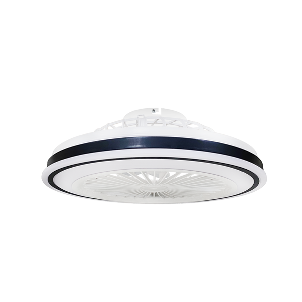 LED stropna svjetiljka 36W crna s ventilatorom i daljinskim upravljačem