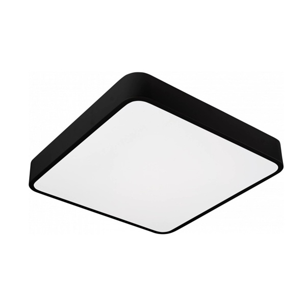 LED stropna svjetiljka kvadratna crna 30W