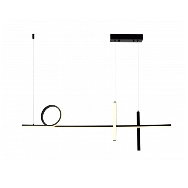 LED VISILICA 24W crna 3000K