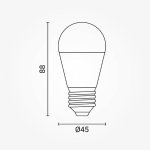 LED ŽARULJA E27 G45 8W - slika 2