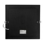 LED PANEL CRNI UGRADBENI 24W KVADRATNI 4000K - slika 2
