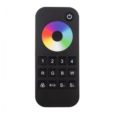 Zonski daljinski crni - 4 zone - RGB/W