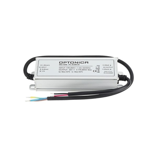 NAPAJANJE 200W 48V/4.17A IP67