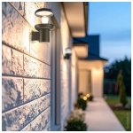 Zidna svjetiljka crna 1*E27 IP54 - slika 3