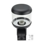 Zidna svjetiljka sa senzorom crna 1*E27 IP54 - slika 2