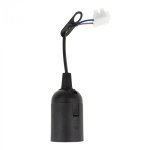 PLASTIČNO GRLO E27 crno - slika 1