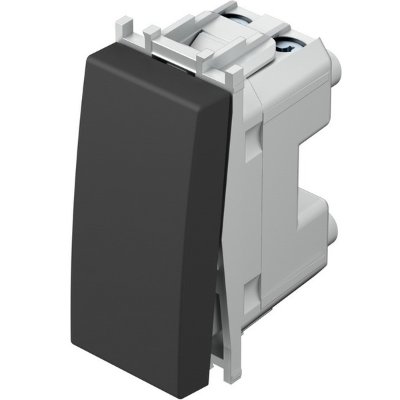 TIPKALO 1POL 16A 250V~ 1M SB crni