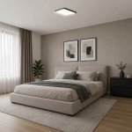 LED plafonjera 30W kvadratna crna 2250lm OPTONICA 2921 Neutralno bijela 2922 Toplo bijela 