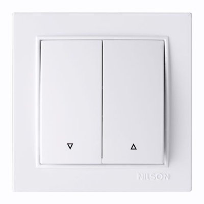 THOR BIJELI dupli izmjenični prekidač