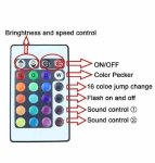 Muzički kontroler za RGB traku 12A 12-24VDC - slika 2