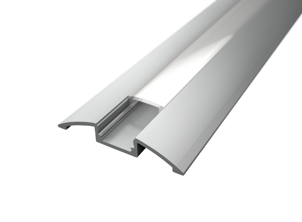 Aluminijski profil 4 NADGRADNI 8mm x 52.3mm - 2m