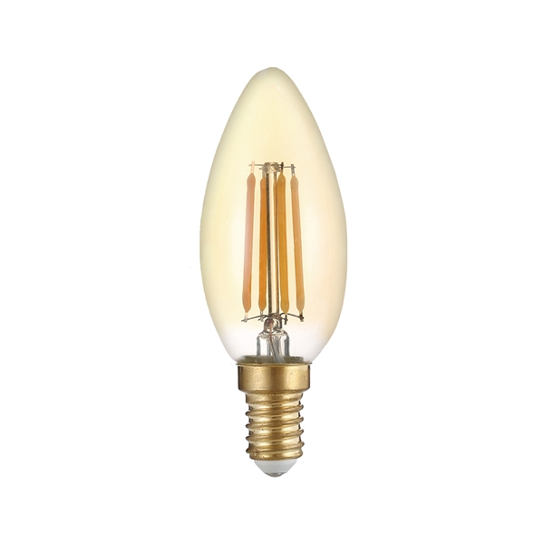 LED ŽARULJA E14 C35 4W GOLD