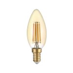 LED ŽARULJA E14 C35 4W GOLD - slika 1