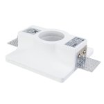 Kvadratna ugradbena gips armatura GU10 - slika 2