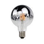 LED žarulja 7W E27 G95 FILAMENT srebrno sjenilo - slika 1