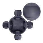 Vodotijesna kutija IP44 - 4 ulaza - okrugla - slika 2