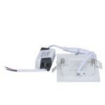 LED PANEL UGRADBENI 3W KVADRATNI - slika 2