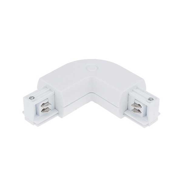 Konektor za tračnice KUTNI bijeli