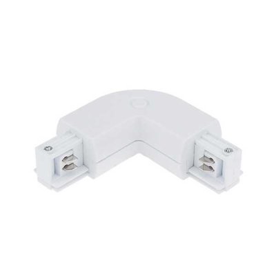 Konektor za tračnice KUTNI bijeli