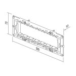 Nosač s vijcima  NM70 7 mjesta TEM MODUL - slika 2