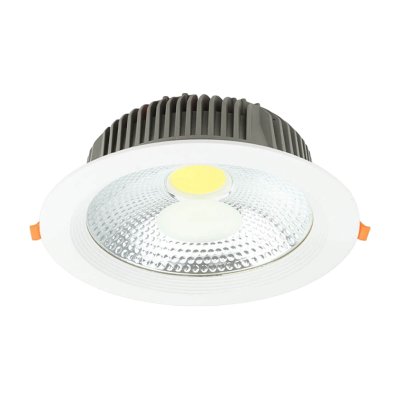 LED COB ugradbeni downlight TUV 30W