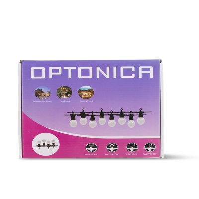 Vanjski rasvjetni lanac CRNI sa žaruljama 2700K 8M