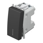 PREKIDAČ 1POL 16AX 250V~ 1M SB IN crni indikator - slika 1