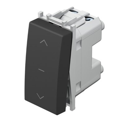 TIPKALO ZA ROLETE 1-0-2 16A 250V~ 1M SB NT 10 crni