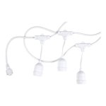 Vanjski rasvjetni lanac 6M - BIJELI - slika 4