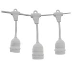 Vanjski rasvjetni lanac 6M - BIJELI - slika 2