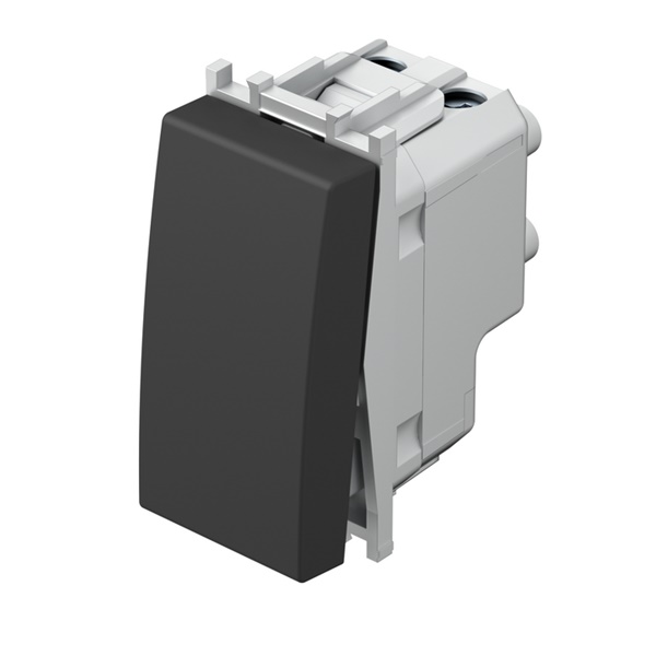 PREKIDAČ KRIŽNI 16AX 250V~ 1M SB crni